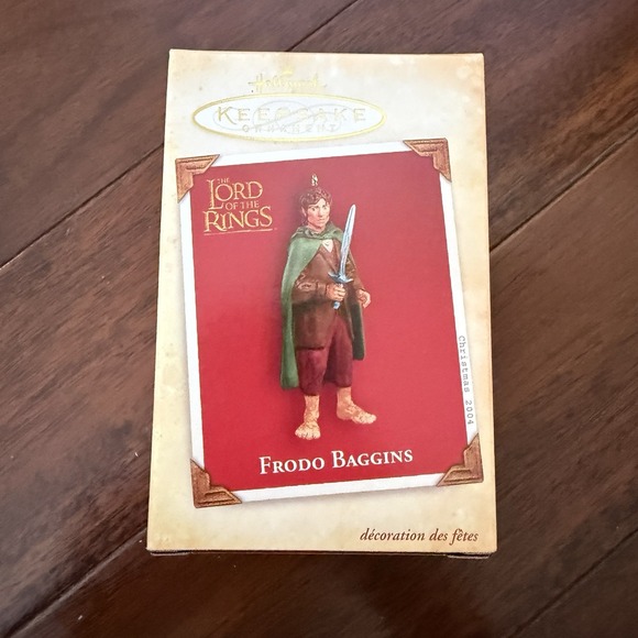 Frodo Baggins Lord of the Rings Hallmark Keepsake 2004 Ornament w/ Card IN BOX - Picture 3 of 4